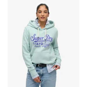 Felpa con cappuccio da donna Superdry Tokyo London image-1