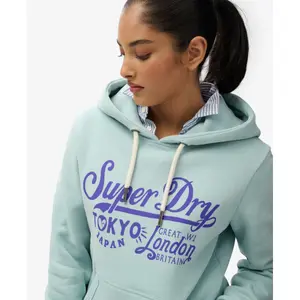 Felpa con cappuccio da donna Superdry Tokyo London image-5