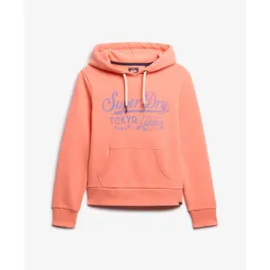 Felpa con cappuccio da donna Superdry Tokyo London image-0