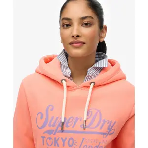 Felpa con cappuccio da donna Superdry Tokyo London image-5