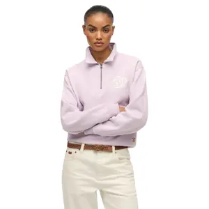 Women's half-zip sweatshirt Superdry Sd&co Neon image-0
