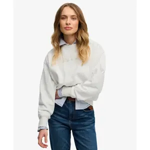 Sweatshirt woman Superdry Script Brand Loose image-1