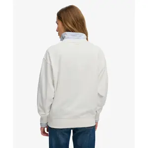Sweatshirt woman Superdry Script Brand Loose image-3
