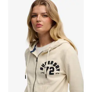 Women's relaxed fit hooded sweatshirt Superdry Athletic image-4
