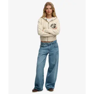Women's relaxed fit hooded sweatshirt Superdry Athletic image-1