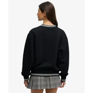 Damski sweatshirt z dekoltem w kształcie V Superdry Country Club Crest image-4