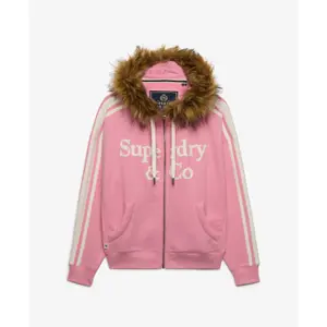 Women's zip-up hoodie Superdry Vintage Fur image-6