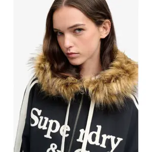 Women's zip-up hoodie Superdry Vintage Fur image-3