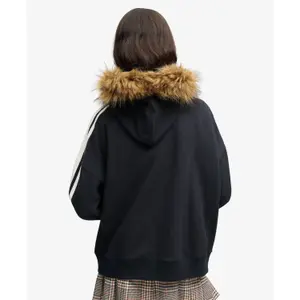 Women's zip-up hoodie Superdry Vintage Fur image-4