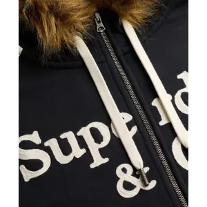 Women's zip-up hoodie Superdry Vintage Fur image-5