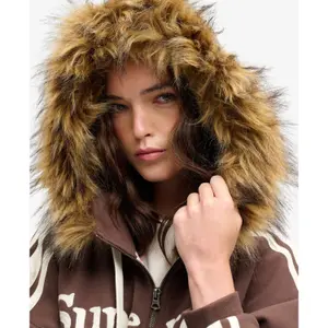 Women's zip-up hoodie Superdry Vintage Fur image-1