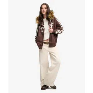 Women's zip-up hoodie Superdry Vintage Fur image-2