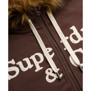 Women's zip-up hoodie Superdry Vintage Fur image-5