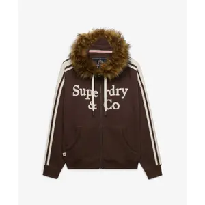 Women's zip-up hoodie Superdry Vintage Fur image-6
