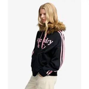Women's zip-up hoodie Superdry Vintage Fur image-1