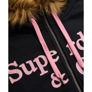 Women's zip-up hoodie Superdry Vintage Fur image-5
