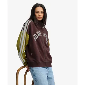 Women's zip-up sweatshirt Superdry Cult Applique image-4