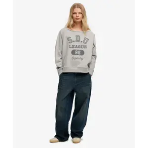 Sweatshirt woman Superdry Bardot Athletic Essentials image-2