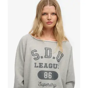Sweatshirt woman Superdry Bardot Athletic Essentials image-4