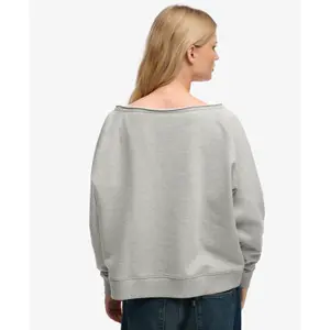 Sweatshirt woman Superdry Bardot Athletic Essentials image-3