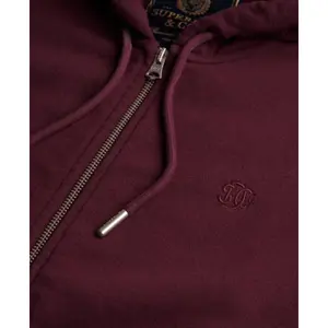 Women's zip-up hoodie with logo Superdry image-1