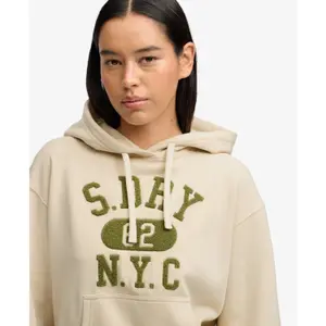 Women's hooded sweatshirt Superdry Prep Chenille image-4