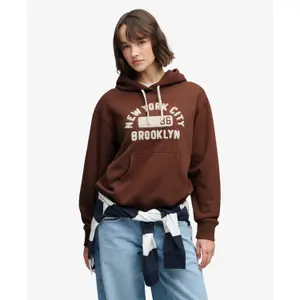 Women's hooded sweatshirt Superdry Prep Chenille image-1