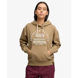 Women's hooded sweatshirt Superdry Prep Chenille image-1