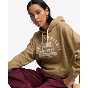 Women's hooded sweatshirt Superdry Prep Chenille image-4