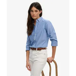 Women's long sleeve shirt Superdry Oxford image-1