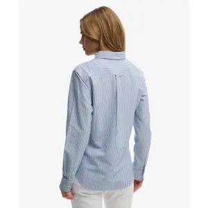 Women's long sleeve shirt Superdry Oxford image-4
