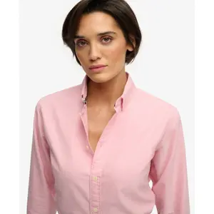 Women's long sleeve shirt Superdry Oxford image-3