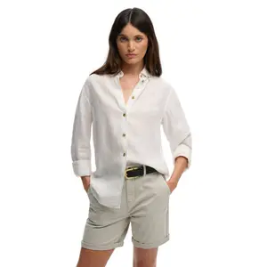 Camicia slim in lino donna Superdry Premium image-0