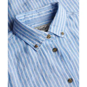 Camicia slim in lino donna Superdry Premium image-4