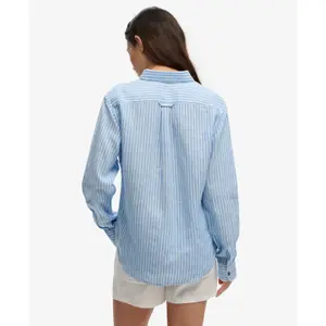 Camicia slim in lino donna Superdry Premium image-5