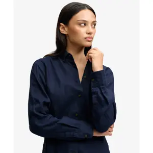 Women's long sleeve linen shirt Superdry Premium image-3