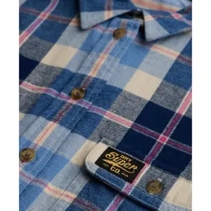 Women's Long Sleeve Checked Flannel Shirt Superdry image-5