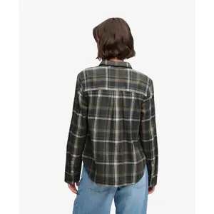 Women's Long Sleeve Checked Flannel Shirt Superdry image-4