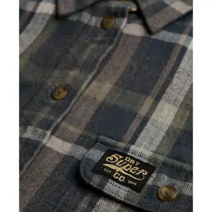 Women's Long Sleeve Checked Flannel Shirt Superdry image-5