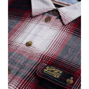 Women's Long Sleeve Checked Flannel Shirt Superdry image-5