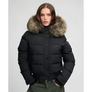Casaco com capuz feminino Superdry Everest image-4