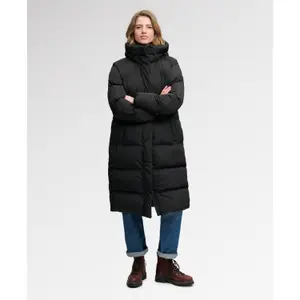 Women's Superdry Long Hooded Puffer image-2