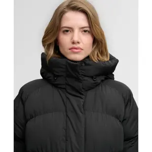 Women's Superdry Long Hooded Puffer image-3
