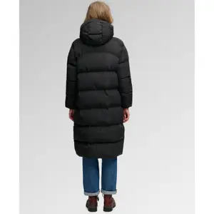 Women's Superdry Long Hooded Puffer image-4