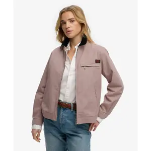 Velvet collar women's jacket Superdry Ranch image-3