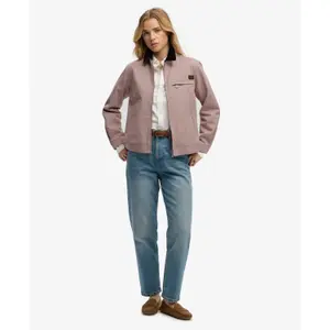 Velvet collar women's jacket Superdry Ranch image-2