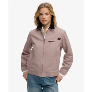 Velvet collar women's jacket Superdry Ranch image-1