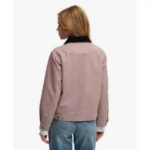 Velvet collar women's jacket Superdry Ranch image-4