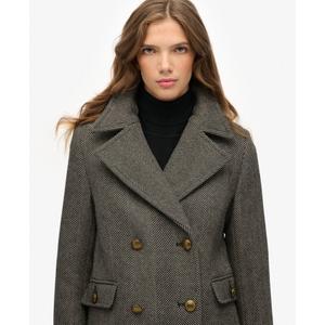 Women's double-breasted coat Superdry image-4