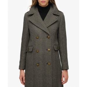 Women's double-breasted coat Superdry image-6